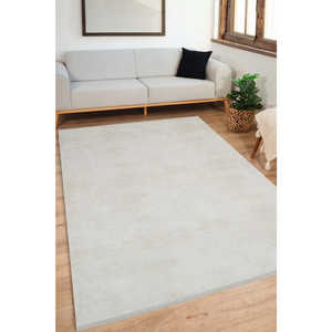 Alfombra Netline AL003 Crema, Diseño Moderno, 100% Acrílico, No Desprende Pelusa, Fácil de Limpiar, Duradera, para Dormitorio, Estudio, Habitación Infantil, 80x150 cm, 17 kg - Product Image 2