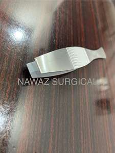 Top qualité personnalisé poisson os dissolvant pince à épiler Chef cuisine pince à épiler en acier inoxydable argent poisson pince à épiler cuisine outils - Product Image 4