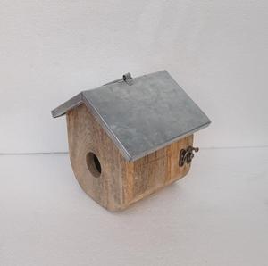 Nichoir en métal galvanisé et en bois - Product Image 4