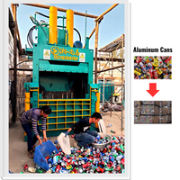 Presse à balles hydraulique verticale à entraînement électrique pour métaux de rebut et bouteilles en plastique, modèle 2026, fabriquée en Chine