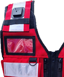 Gilet de sécurité pour guide canin en tissu Cordura et Air Mesh, classe 2 ANSI, haute visibilité, personnalisé, résistant à l'abrasion, vêtements de sécurité réfléchissants - Product Image 5