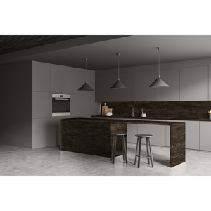 Custom Modern Kitchen Bathroom Vanity Tops Calacatta Artificial Quartz Eco-Friendly Countertops Hotel Project Prefab Cut - Product Image 1