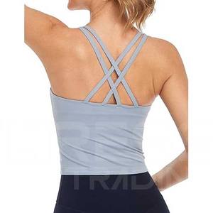 เสื้อเล่นโยคะสำหรับผู้หญิงแห้งเร็วระบายอากาศได้ดีเสื้อเล่นโยคะระดับพรีเมี่ยม - Product Image 4