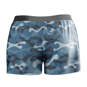 Usine autorisée Shorts de plage sportifs pour hommes 100% Polyester Sublimation Maillots de bain Hot Print Drawstring Shorts de bain pour hommes - Product Image 2