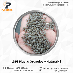 Granulés recyclés de LDPE de qualité supérieure, provenant de fournisseurs de premier plan, résines propres et lavées, film pour applications de moulage par injection, poudre - Product Image 3