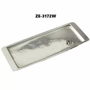 Plateau en métal fait main prêt à l'exportation pour le marché mondial, plateau en métal fait main pour le marché international, avec revêtement en or martelé, plaqué, sûr - Product Image 4