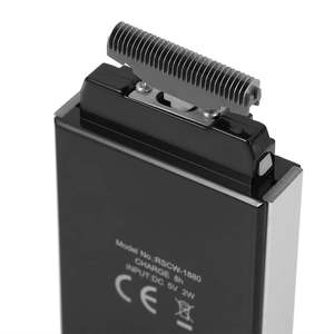 Rasoir électrique rechargeable USB pour hommes, étanche IPX7, tondeuse à barbe avec tête flottante pour le rasage du visage en garage - Product Image 1