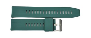Bracelet de montre sport unisexe JD467, résistant à l'eau, en silicone souple vert, léger, durable, boucle en acier inoxydable 20-22 mm - Product Image 3