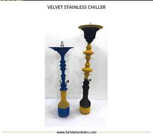 Nueva llegada inoxidable colorido de terciopelo decorado único egipcio Hookahs. - Product Image 5
