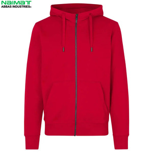 Sweat à capuche zippé doublement cousu, résistant, pour homme, vêtements de travail robustes, molleton épais, vêtements d'extérieur - Product Image 3