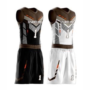 Conjunto de uniforme de baloncesto personalizado de alta calidad logotipo bordado con sublimación - Product Image 2