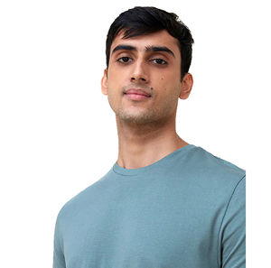 Camiseta Gráfica de Felpa Ecológica Personalizada para Hombre, Corte Regular, Mangas Cortas, 100% Algodón, Impresión Puff, Hecha de Poliéster y Algodón - Product Image 3