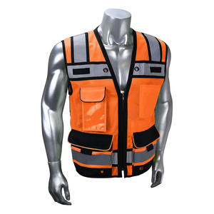 Gilet de sécurité pour hommes, fabrication en usine, matériau respirant sur mesure, gilet de sécurité coupe ajustée pour hommes - Product Image 3