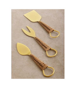 Brass Cheese Knives Premium Quality with Elegant Design Perfect for <b>Wedding</b> Tableware and Kitchen Use - Product Image 1