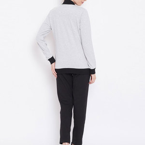 Chándal de Algodón 100% Transpirable para Mujer, Diseño Personalizado, Color Sólido, Talla Grande, Resistente al Viento para Uso en Exteriores en Invierno - MOQ Bajo - Product Image 3