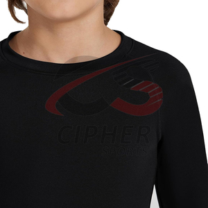 Buena calidad camisas de compresión niños venta al por mayor de alta calidad 100 algodón más tamaño sublimación impresión camisa de compresión niños - Product Image 3