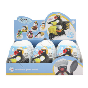 Pingu el Cobarroso, Personaje de Dibujos Animados, Producto de PVC, Serie Momentos de Viaje, Sorpresas Misteriosas, 10-12cm, Máquinas Gashapon - Product Image 3