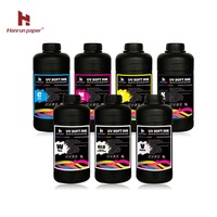 Hanrun papier UV DTF imprimante encre uv dtf autocollant encre souple 1000ml pour imprimante uv