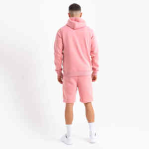 Custom Oversized <b>Men's</b> <b>Fleece</b> Sweatsuit Hoodies and <b>Shorts</b> Set Eco-Friendly Wholesale for Winter Season - Product Image 2