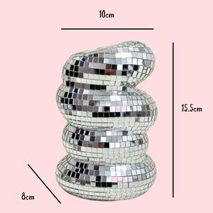 Porte-bougie en verre mosaïque carré pour bougies chauffe-plat et votives, décoration de Noël et de mariage, supports à bougies - Product Image 4