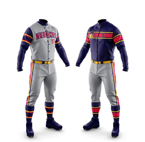 Venta caliente Sublimación Uniformes de béisbol Todos los tamaños disponibles con nombre y número de equipo para ropa de béisbol y softbol - Product Image 6