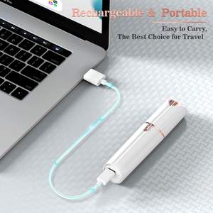 Pores parfaits sans douleur ! Tondeuse corporelle électrique à lumière LED pour femme, tondeuse et rasoir pour le visage, les lèvres, le menton et le corps - Product Image 2