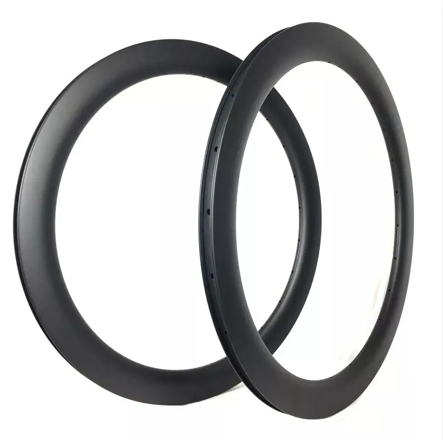 Cerchio in carbonio di fabbrica in cina, cerchio per bici da strada con freno a disco/cerchio, ruote in fibra di carbonio completa 700C