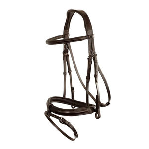 Brida de caballo, brida de cuero para montar, caballete ecuestre ajustable, brida de entrenamiento duradera, equipo cómodo para montar a caballo - Product Image 5
