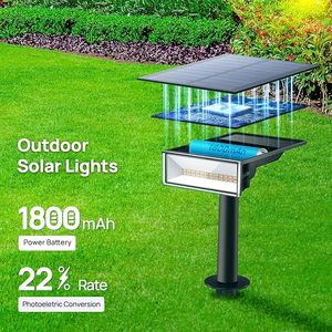 Consciot Set di 4 Faretti Solari 3000K Bianco Caldo IP65 Impermeabili Luci da Giardino per Esterni per Cortile e Casa sull'Albero - Product Image 6
