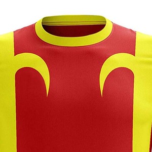 Maillot de football Maillot de football rétro Maillot de football pas cher Séchage rapide Col rond Couleur personnalisée Imprimé Maillot manches courtes - Product Image 5