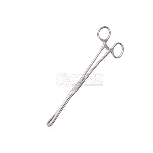 Fórceps de sujeción de esponja de acero inoxidable, instrumentos quirúrgicos y dentales esterilizables, fórceps de sujeción de esponja médica - Product Image 4