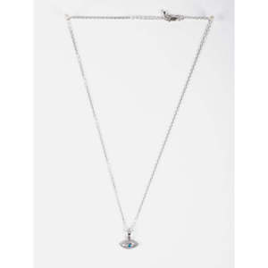 Collar con Colgante CLARA Bella, Plata de Ley 925, Cadena con Ojo Turco, Accesorio de Moda - Product Image 4