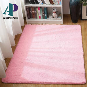 Tapis tufté en laine de soie moelleuse à bordure personnalisée, poils de 5-6 mm, durable et longue durée, pour usage domestique - Product Image 1