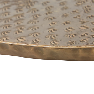 Plateau en aluminium martelé rond de la meilleure qualité pour l'utilisation de mariage d'hôtel de restaurant à bas prix - Product Image 4