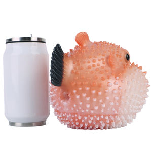 Allenatore per Pene Maschile a Forma di Delfino Spinoso con Doppio Canale, Masturbatore Morbido in Silicone Animale - Product Image 3