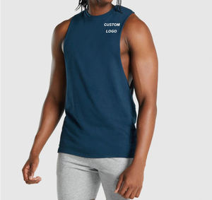 Nouveauté : Débardeurs de sport pour hommes, imprimés sur mesure, 100% coton, respirants, séchage rapide, élégants - Product Image 3