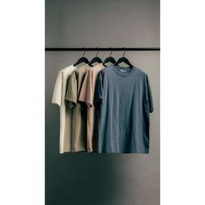 Ensemble combo de t-shirts de couleur accentuée T-shirts pour hommes à la mode 100% coton T-shirt OEM ODM personnalisé de qualité supérieure en vente - Product Image 4