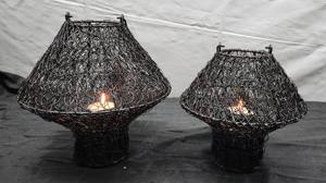 Candelabros clásicos de latón negro y blanco hechos a mano en forma de cono, decoración navideña para el hogar, linternas y tarros - Product Image 3