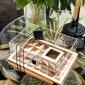 Haj <b>Bakhoor</b> Burner Top Class Medkhan Trendy Mubkhar for Home Affordable <b>Oud</b> burner for Room Luxury Incense Burner Bone Inlay - Product Image 2