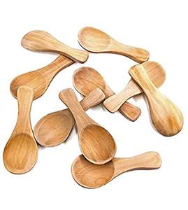 Utensils Wooden Rice <b>Spoon</b> Dining Rice <b>Spoon</b> Natural Wooden Long Handle Rice Soup <b>Spoon</b> with Handmade Shinny Polished - Product Image 3