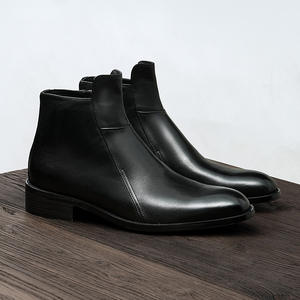 Zapatos de Trabajo Duraderos de Cuero Vacuno con Forro Antiolor y Absorción de Impactos, Zapatos Casuales para Hombre, Zapatos para Uso Diario - Product Image 3