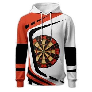 Unisex Casual Pullovers 3D Impreso Dardos Equipo Sudadera con capucha XS Tamaño Fleece Sudaderas Manga larga Sólido Fresco Con Capucha Otoño para hombres - Product Image 1