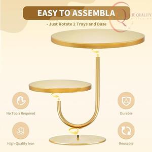 Soporte para Pasteles de Metal Duradero con Diseño Premium, Apto para Pastelerías, Cafeterías y Uso Doméstico - Product Image 1