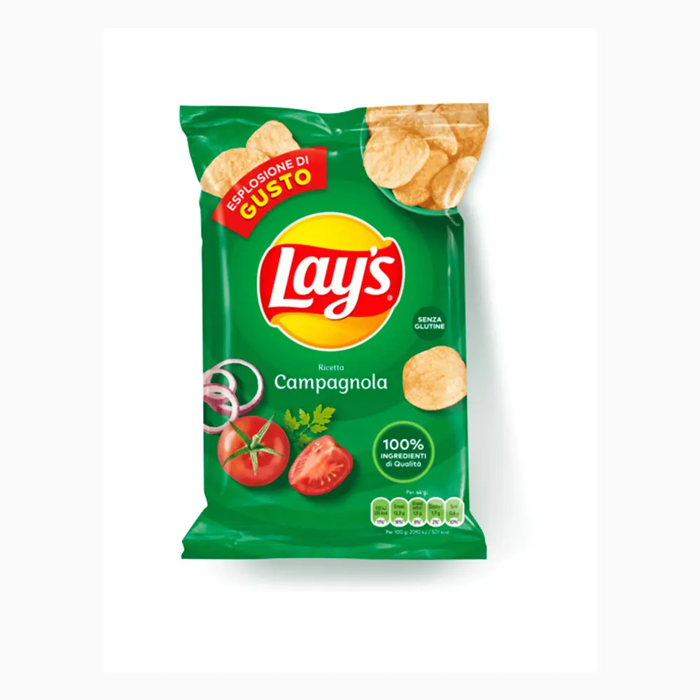 Groothandel Direct Fabriek Lay's Geribbelde Aardappelchips Originele Smaakstof 50G