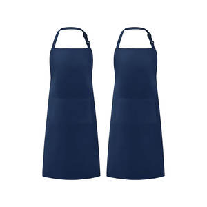 Suministro a granel Nueva llegada 100% Material de algodón Impresión personalizada Cocina Babero Delantal con logotipo privado - Product Image 1