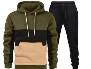 Ensemble de survêtements 100% coton de la meilleure qualité pour l'hiver respirant design grande taille en gros - Product Image 4