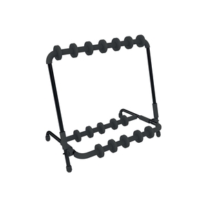 QUIK LOK - GS/350, Soporte de guitarra múltiple, Discos ajustables, Material de soporte suave, Acero de alta resistencia, 49x75 Cm, 2,6Kg, Negro - Product Image 1