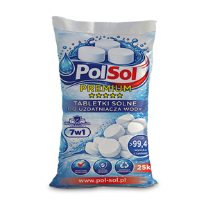 PolSol Premium Salt <b>Tablets</b> For Water Softener 25kg 99.9% Purity Industrial Grade NaCl - Product Image 1