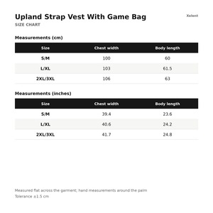 Gilet de chasse Upland avec sac de transport, poches zippées en Ripstop, logo personnalisé brodé, vente en gros OEM - Product Image 6