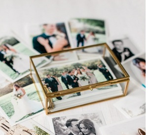 Boîte à bijoux unique en laiton avec gravure décorative de paon et antiquité pour un porte-bijoux élégant et d'inspiration vintage - Product Image 5